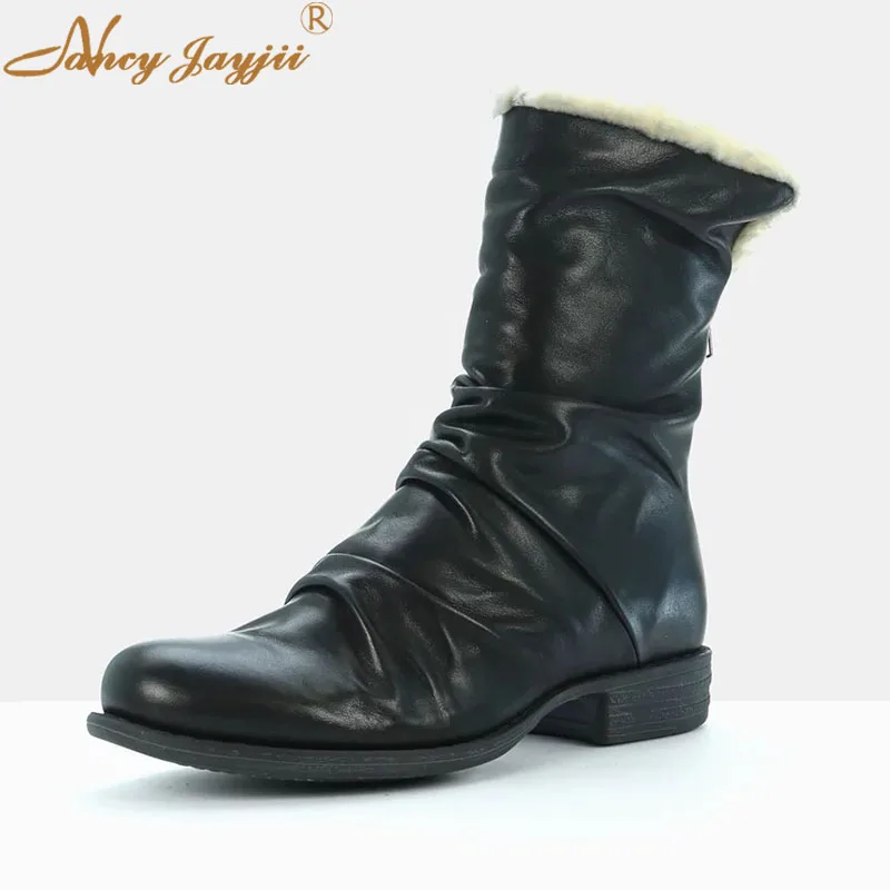 Winter Women Adult Boots Ladies Female Shoes Ankle Round Toe Zipper Low Square Heels Fashion Nancyjayjii Mature Elegant 2019
Winter Women Adult Boots Ladies Female Shoes Ankle Round Toe Zipper Low Square Heels Fashion Nancyjayjii Mature Elegant 2019