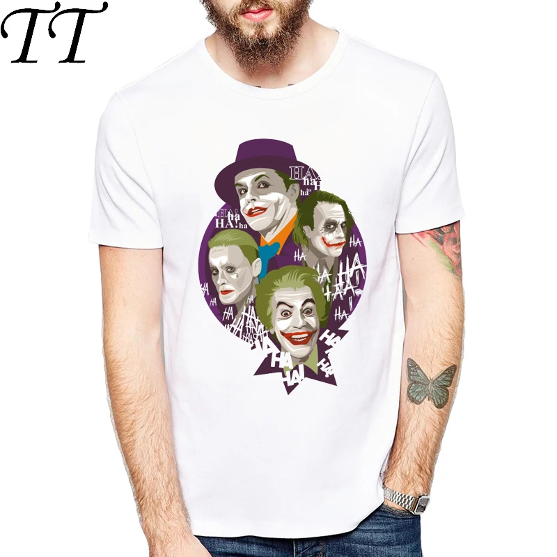 New Summer Joker Heath Ledger T-shirt Men Casual Why So Serious Joker T Shirt Hot Top Tees
New Summer Joker Heath Ledger T-shirt Men Casual Why So Serious Joker T Shirt Hot Top Tees