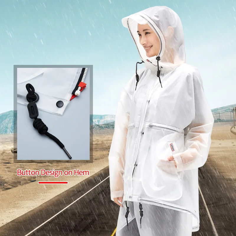 Impermeable Women Raincoat Waterproof Lightweight Eco-friendly TPU Bicycle Rain Coat Jacket Hiking Rain Gear Men Coat R5C115
Impermeable Women Raincoat Waterproof Lightweight Eco-friendly TPU Bicycle Rain Coat Jacket Hiking Rain Gear Men Coat R5C115