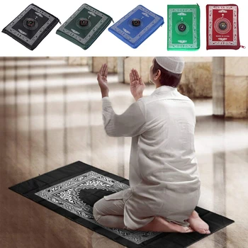 Muslim Prayer Rug Portable Pocket Prayer Rug Kneeling Poly Mat for Compass Muslim Islam Waterproof Prayer Mat Carpet 100x60cm
Muslim Prayer Rug Portable Pocket Prayer Rug Kneeling Poly Mat for Compass Muslim Islam Waterproof Prayer Mat Carpet 100x60cm