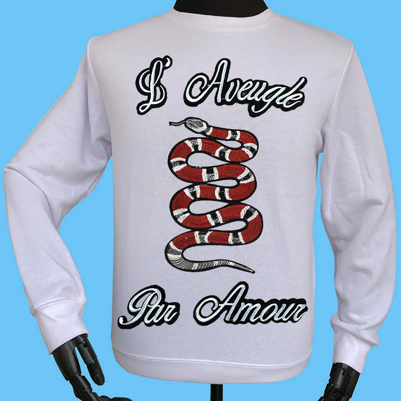 seestern brand 2018 new mens hoodies embroidery Blind For Love letters snake pattern fashion hip hop sweatshirts autumn winter 
seestern brand 2018 new mens hoodies embroidery Blind For Love letters snake pattern fashion hip hop sweatshirts autumn winter