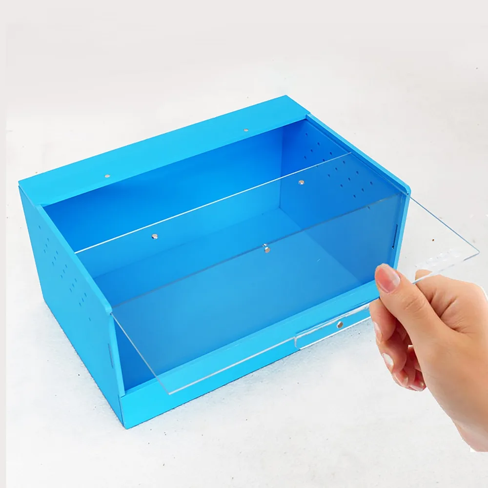 Reptile box acrylic crawling pet insect box color hermit crab feeding box spider lizard beetle climbing breeding box terrarium
Reptile box acrylic crawling pet insect box color hermit crab feeding box spider lizard beetle climbing breeding box terrarium