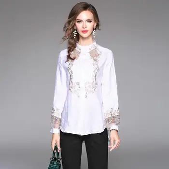 New high-end custom heavy industry hollow out embroidered shirts Loose cotton and linen leisure big yards
New high-end custom heavy industry hollow out embroidered shirts Loose cotton and linen leisure big yards