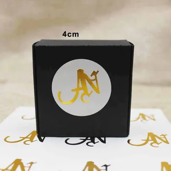 1000pcs per lot 4*4cm round shape white paper sticker label custom logo self adhesive sticker label with gold print
1000pcs per lot 4*4cm round shape white paper sticker label custom logo self adhesive sticker label with gold print