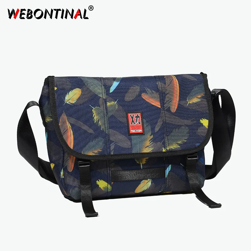 WEBONTINAL Brand Fashion Blue Feathers Printed Shoulder Bags For Unisex 2019 Trend Casual Crossbody Bag Men Women Quality 90196
WEBONTINAL Brand Fashion Blue Feathers Printed Shoulder Bags For Unisex 2019 Trend Casual Crossbody Bag Men Women Quality 90196