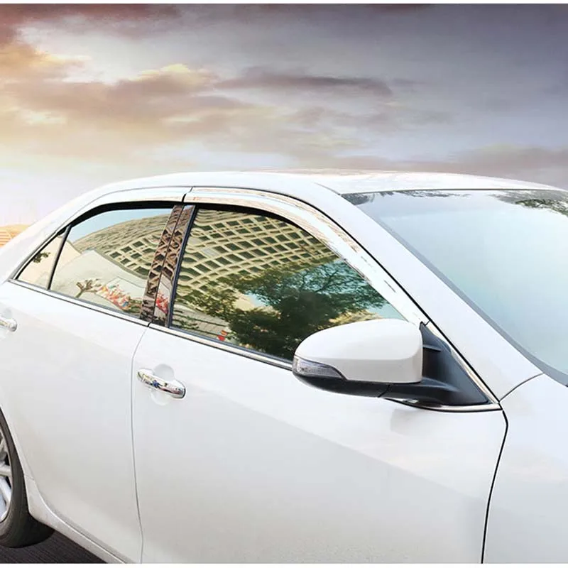 Brand New 1 Set Chrome Side Rain Guard Deflectors Vent Sun Shade Window Visors For Toyota Camry 2006-2011
Brand New 1 Set Chrome Side Rain Guard Deflectors Vent Sun Shade Window Visors For Toyota Camry 2006-2011