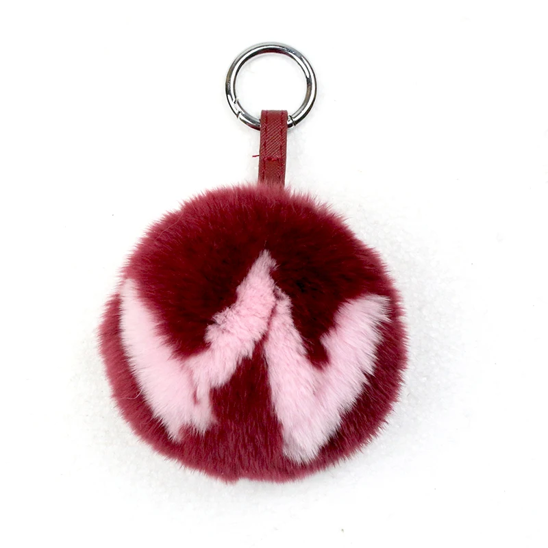 A-Z Letters Real Rabbit Fur Small 10Cm Ornament*