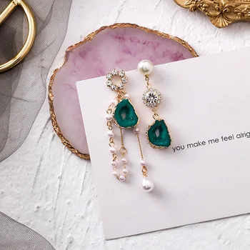 MENGJIQIAO 2019 Korean New Crystal Flower Elegant Simulated Pearl Tassel Drop Earrings For Women Fashion Asymmetric Brinco Gifts
MENGJIQIAO 2019 Korean New Crystal Flower Elegant Simulated Pearl Tassel Drop Earrings For Women Fashion Asymmetric Brinco Gifts