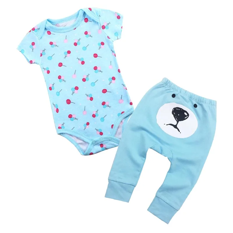2018 cartoon animal baby summer Clothing Sets cotton baby boy girl clothes Newborn girl suit short sleeve infant rompers+pants
2018 cartoon animal baby summer Clothing Sets cotton baby boy girl clothes Newborn girl suit short sleeve infant rompers+pants