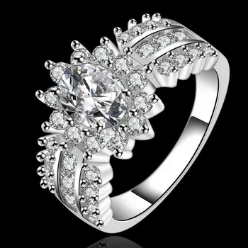 Luxury Silver Cushion cut 3ct SONA Diamond CZ Engagement Rings Jewelry 925 Sterling Silver Wedding Finger Flower Rings For Women
Luxury Silver Cushion cut 3ct SONA Diamond CZ Engagement Rings Jewelry 925 Sterling Silver Wedding Finger Flower Rings For Women