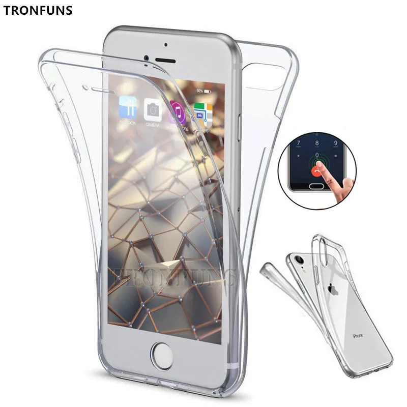 Double Soft Silicon Case for iPhone XS Max XR X Full Body Cover for iPhone 6 7 6s 8 Plus 5s SE Case 360 Degree Protective Funda
Double Soft Silicon Case for iPhone XS Max XR X Full Body Cover for iPhone 6 7 6s 8 Plus 5s SE Case 360 Degree Protective Funda
