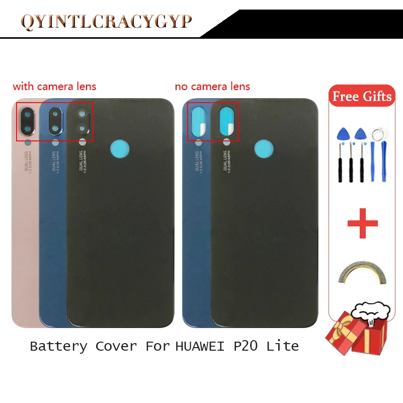Glass Rear Housing Cover For HUAWEI P20 Lite Back Door Replcement Battery Case Adhesive Sticker Glass Battery Cover
Glass Rear Housing Cover For HUAWEI P20 Lite Back Door Replcement Battery Case Adhesive Sticker Glass Battery Cover