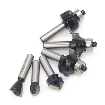 6PCS/SET 8MM Router Bits Set Professional Shank Tungsten Carbide Router Bit Cutter Set for Woodworking Engraving Tools Kit
6PCS/SET 8MM Router Bits Set Professional Shank Tungsten Carbide Router Bit Cutter Set for Woodworking Engraving Tools Kit