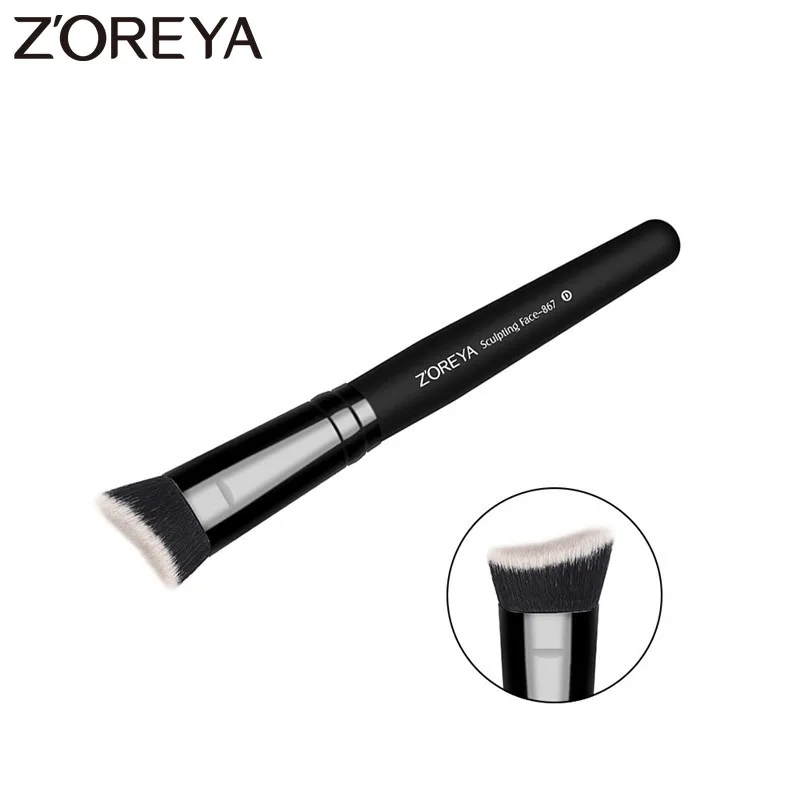 ZOREYA Brand Large Facial Brush Soft Synthetic Hair Makeup Brush Classic Black Ferrule And Wooden Handles Face Make Up Tools
ZOREYA Brand Large Facial Brush Soft Synthetic Hair Makeup Brush Classic Black Ferrule And Wooden Handles Face Make Up Tools