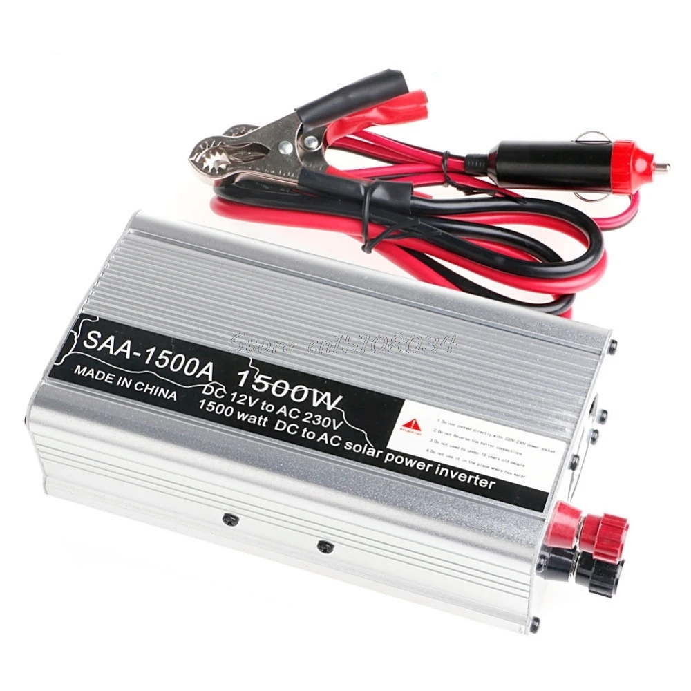 3000W Peak DC12V to AC 230V Solar Power Inverter Converter USB Output Stabl S08 Wholesale&DropShip
3000W Peak DC12V to AC 230V Solar Power Inverter Converter USB Output Stabl S08 Wholesale&DropShip