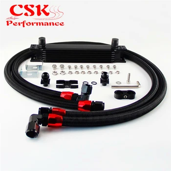 7 Row 248mm AN10 British Oil Cooler Kit w/ Brackets Fits For BMW E36 Euro E82 E9X 135/335 E46 M3 E90 E92 Black/Silver
7 Row 248mm AN10 British Oil Cooler Kit w/ Brackets Fits For BMW E36 Euro E82 E9X 135/335 E46 M3 E90 E92 Black/Silver