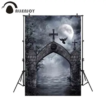 Allenjoy backdrop for photographic studio mysterious stone arched door cross crow dim moon background Halloween photobooth
Allenjoy backdrop for photographic studio mysterious stone arched door cross crow dim moon background Halloween photobooth