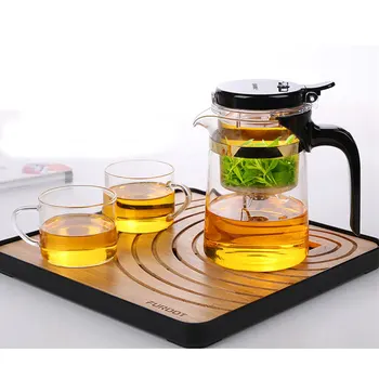 

XMT-HOME infuser teapot kettle/tea tray/teapot warmer one key tea out for tie guan yin/da hong pao/puer tea 1set