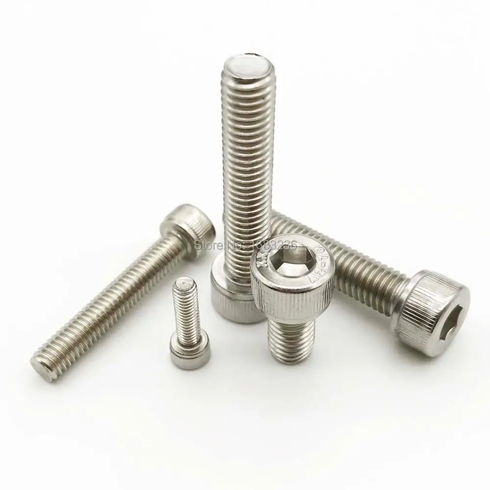 Cylinder Head Bolt A2 Stainless Steel M6x30 DIN912 Cylinder Screw Hex