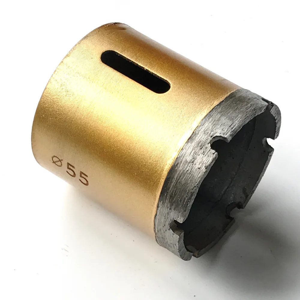 Free shipping of 1pc diamond marble hole saw core bit diameter 55mm M10 inner threading for marble/concrete holes drilling
Free shipping of 1pc diamond marble hole saw core bit diameter 55mm M10 inner threading for marble/concrete holes drilling