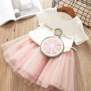 Girls dress 2019 summer new girls clothing suit cartoon flower T-shirt + skirt 2 pieces girls clothing casual wear
Girls dress 2019 summer new girls clothing suit cartoon flower T-shirt + skirt 2 pieces girls clothing casual wear