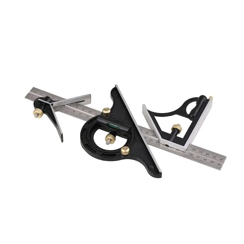 12" Combination Protractor Tri-Square Angle Ruler Machinist Stainless Steel Measuring Tools Professional
12" Combination Protractor Tri-Square Angle Ruler Machinist Stainless Steel Measuring Tools Professional