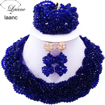 12 Rows Fashionable Royal Blue Crystal Beads Plait African Beaded Jewelry Set Nigerian Necklace Wedding Jewelry Sets 12BZ024
12 Rows Fashionable Royal Blue Crystal Beads Plait African Beaded Jewelry Set Nigerian Necklace Wedding Jewelry Sets 12BZ024