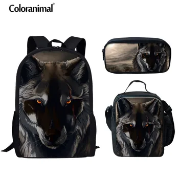 Coloranimal 3D Wild Wolf Printed Set Schoolbag for Teenager Girl Student Mochila Bookbag Large Kid School Backpacks Wolf Bagpack
Coloranimal 3D Wild Wolf Printed Set Schoolbag for Teenager Girl Student Mochila Bookbag Large Kid School Backpacks Wolf Bagpack
