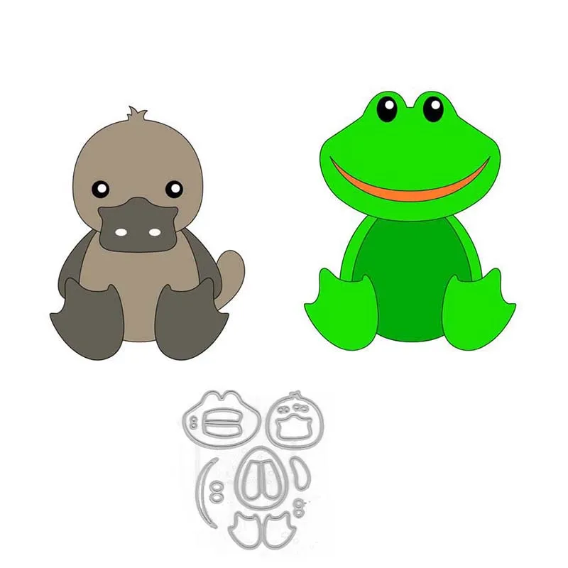 Cartoon Duck Frog Metal Cutting Dies for DIY Scrapbooking Album Paper Cards Making Decorative Crafts Supplies 2019 New Diecuts
Cartoon Duck Frog Metal Cutting Dies for DIY Scrapbooking Album Paper Cards Making Decorative Crafts Supplies 2019 New Diecuts