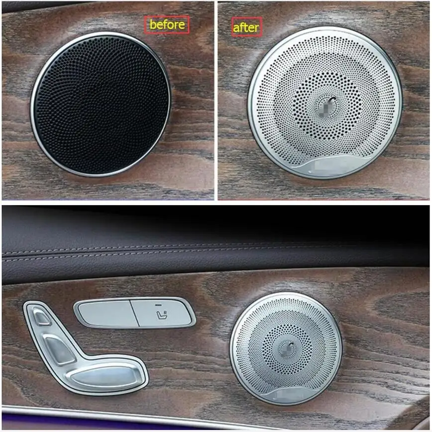 Car Door Stereo Speaker Audio Loudspeaker Cover Trim Fit For Mercedes Benz E-Class E CLASS W213 2016 2017 2018 2019 Interior Kit
Car Door Stereo Speaker Audio Loudspeaker Cover Trim Fit For Mercedes Benz E-Class E CLASS W213 2016 2017 2018 2019 Interior Kit