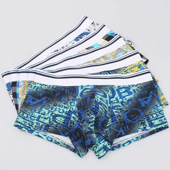 5pcs/lot Bamboo underwear men boxer shorts sexy bulge jockstrap mens cueca short low waist man underpant S-XXL WJ brand quality
5pcs/lot Bamboo underwear men boxer shorts sexy bulge jockstrap mens cueca short low waist man underpant S-XXL WJ brand quality