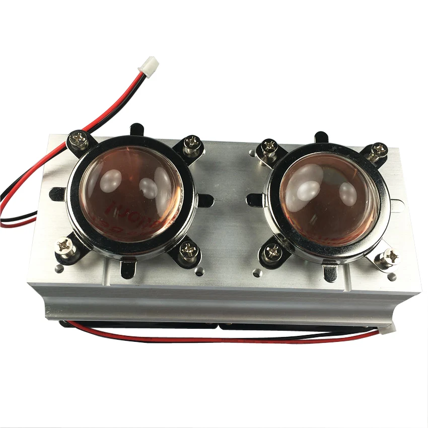 Twin Cooling fan Heat Sink +2PCS 60-80 degree 44mm Lens Reflector Bracket FOR 20W 30W 50W 100W LED Aluminium
Twin Cooling fan Heat Sink +2PCS 60-80 degree 44mm Lens Reflector Bracket FOR 20W 30W 50W 100W LED Aluminium