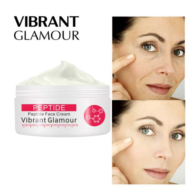 VIBRANT GLAMOUR Peptide Face Cream Argireline Pure Collagen Cream Anti-wrinkle Firming Anti Aging Anti Acne Whitening
VIBRANT GLAMOUR Peptide Face Cream Argireline Pure Collagen Cream Anti-wrinkle Firming Anti Aging Anti Acne Whitening