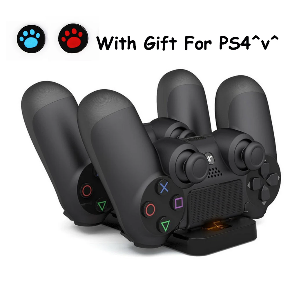 Controller Charger Dock Dual USB PS4 Charging Stand Station for Sony Playstation 4 PS4/Pro/Slim Double Handle Wireless Chargers
Controller Charger Dock Dual USB PS4 Charging Stand Station for Sony Playstation 4 PS4/Pro/Slim Double Handle Wireless Chargers