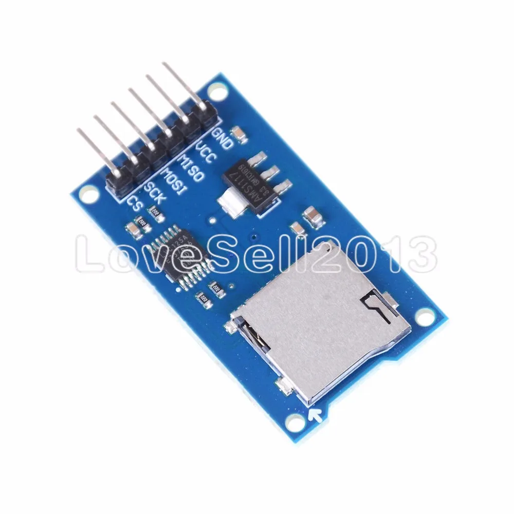 2PCS Micro SD Storage Board Mciro SD TF Card Memory Shield Module SPI for Arduino New
2PCS Micro SD Storage Board Mciro SD TF Card Memory Shield Module SPI for Arduino New