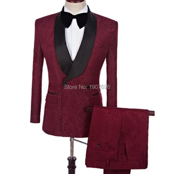 Burgundy Slim Fit Men Suits for Wedding with Double Breasted Harringbone Blazer Latest Style Groom Tuxedos 2 Piece Jacket Pants
Burgundy Slim Fit Men Suits for Wedding with Double Breasted Harringbone Blazer Latest Style Groom Tuxedos 2 Piece Jacket Pants