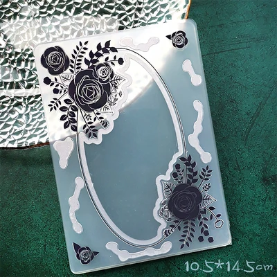 Rose Flowers Frame Cutting Dies and Embossing Folder Set for DIY Scrapbooking Paper Craft/Card Making /Home Decoration
Rose Flowers Frame Cutting Dies and Embossing Folder Set for DIY Scrapbooking Paper Craft/Card Making /Home Decoration