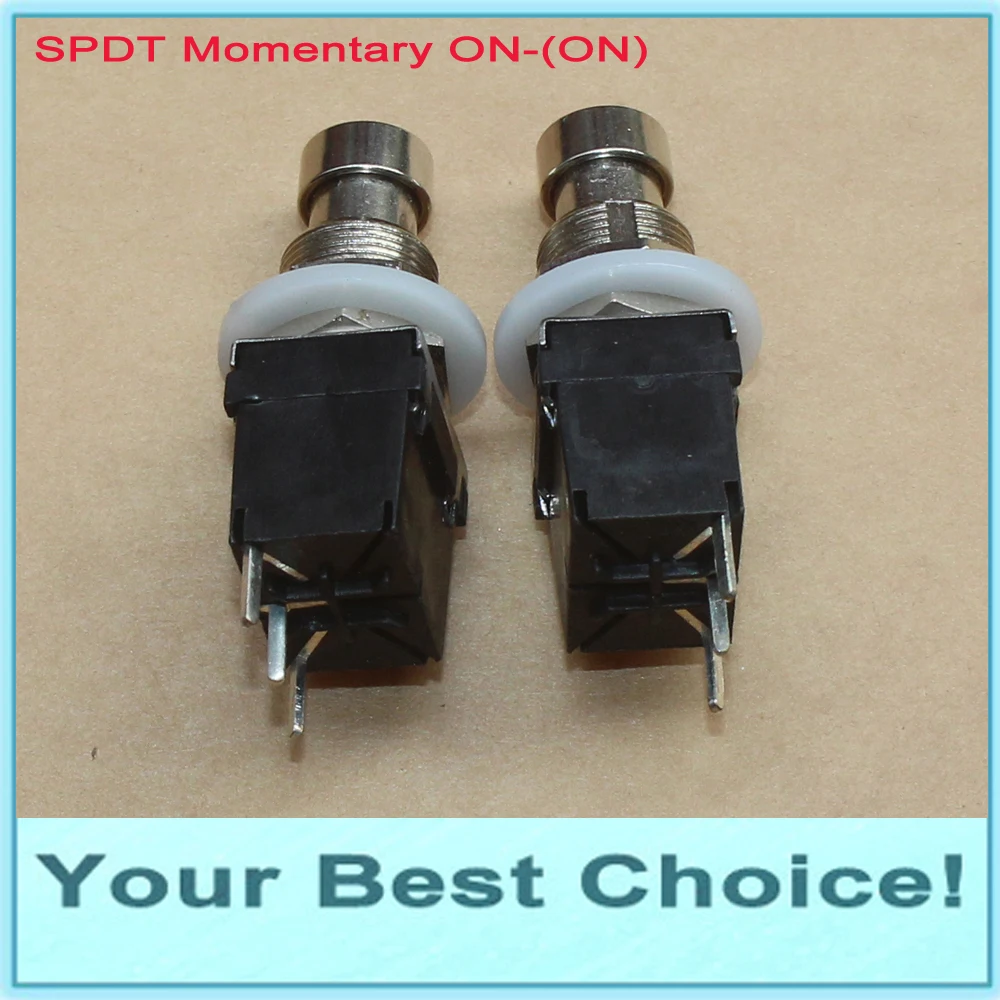 5pcs/Lot SPDT Momentary ON-(ON) Guitar Effect Push Button Stomp Pedal Foot Switch,PCB Lug
5pcs/Lot SPDT Momentary ON-(ON) Guitar Effect Push Button Stomp Pedal Foot Switch,PCB Lug