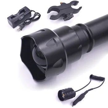 T20 IR 850nm 940nm T38 38mm lens infrared light night vision flashlight torch + charger + pressure Switch + scope Mount Kit Set
T20 IR 850nm 940nm T38 38mm lens infrared light night vision flashlight torch + charger + pressure Switch + scope Mount Kit Set
