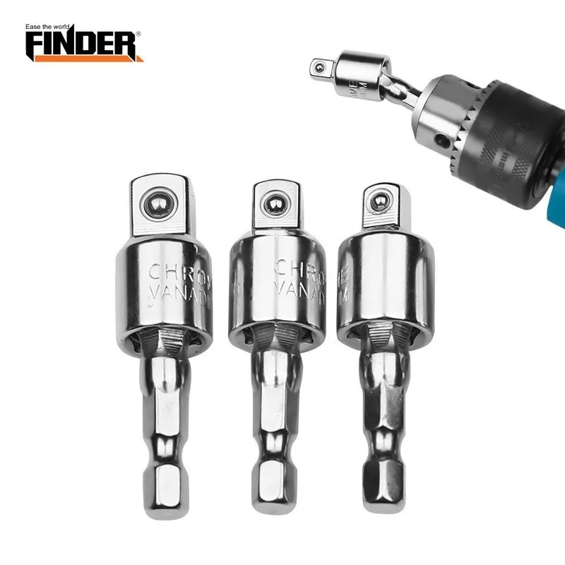360 Degree Electric Wrench Hex Handle Square Head Sleeve Conversion Tool Parts Connecting Rod Power Drill Accessories Set Chuck
360 Degree Electric Wrench Hex Handle Square Head Sleeve Conversion Tool Parts Connecting Rod Power Drill Accessories Set Chuck