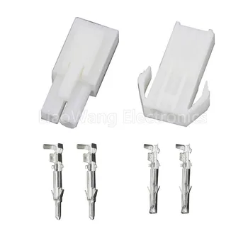 50 Sets EL-2P Small tamiya Electronic connector 4.5mm spacing, EL-4.5-2P Multipole Connectors Male and Femal Plug + terminals
50 Sets EL-2P Small tamiya Electronic connector 4.5mm spacing, EL-4.5-2P Multipole Connectors Male and Femal Plug + terminals