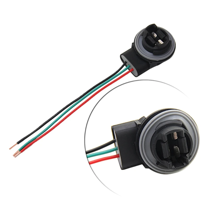 2Pcs 3157 4157 Bulb Socket Brake Turn Signal Light Harness Wire Plug Connector 10166
2Pcs 3157 4157 Bulb Socket Brake Turn Signal Light Harness Wire Plug Connector 10166