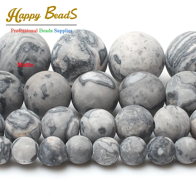 Natural Stone Beads Dull Polish Matte Map Jaspe Stone Round Loose Beads For Jewelry Making 15inches Free Shipping
Natural Stone Beads Dull Polish Matte Map Jaspe Stone Round Loose Beads For Jewelry Making 15inches Free Shipping