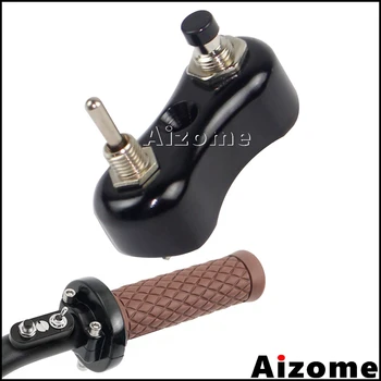Motorcycle Black Switch Button Mini Switch Block Push Button Toggle For Harley Cafe Racer Scrambler Bobber w/ 7/8" 1" Handlebar 
Motorcycle Black Switch Button Mini Switch Block Push Button Toggle For Harley Cafe Racer Scrambler Bobber w/ 7/8" 1" Handlebar