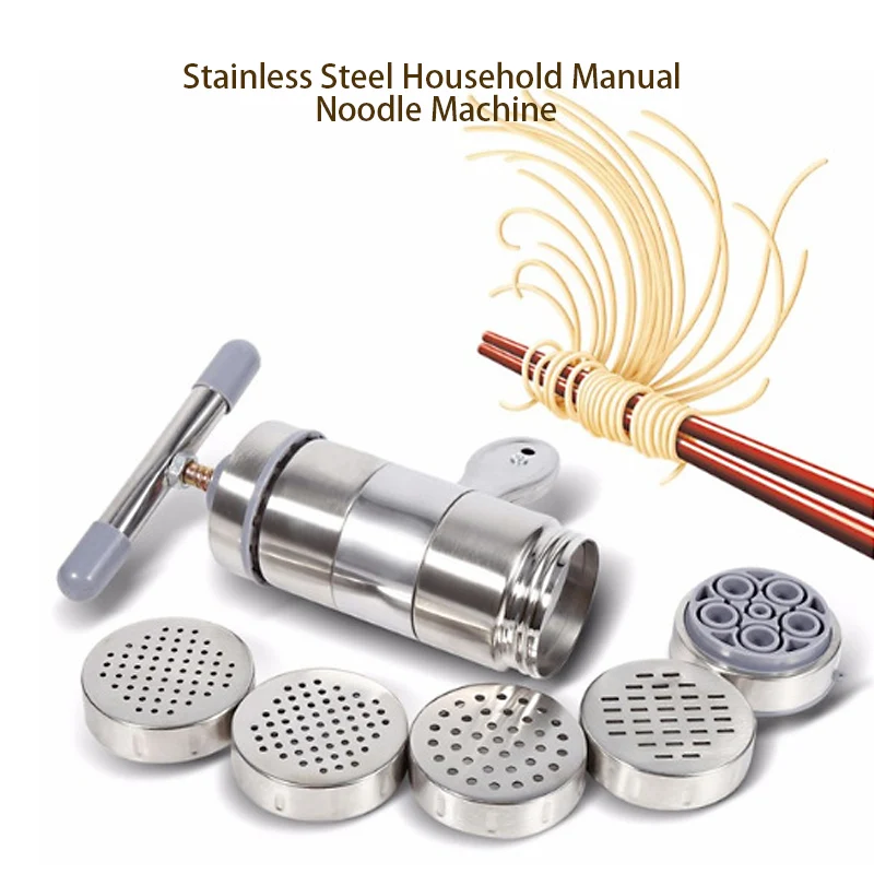 Manual Noodle Maker Press Pasta Machine Crank Cutter Fruits Juicer Cookware With 5 Pressing Moulds Making Noodles Kitchenware
Manual Noodle Maker Press Pasta Machine Crank Cutter Fruits Juicer Cookware With 5 Pressing Moulds Making Noodles Kitchenware