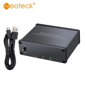 Neoteck HDMI to HDMI Converter 4K 3D HDMI Audio Extractor Optical TOSLINK SPDIF Coaxial Audio Converter Splitter Power Switch
Neoteck HDMI to HDMI Converter 4K 3D HDMI Audio Extractor Optical TOSLINK SPDIF Coaxial Audio Converter Splitter Power Switch