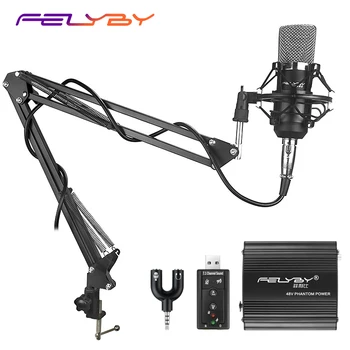 Phantom Power and New BM700 Capacitance Microphone Professional Microphone KTV Karaoke Microphone Studio Support Shock Absorber
Phantom Power and New BM700 Capacitance Microphone Professional Microphone KTV Karaoke Microphone Studio Support Shock Absorber