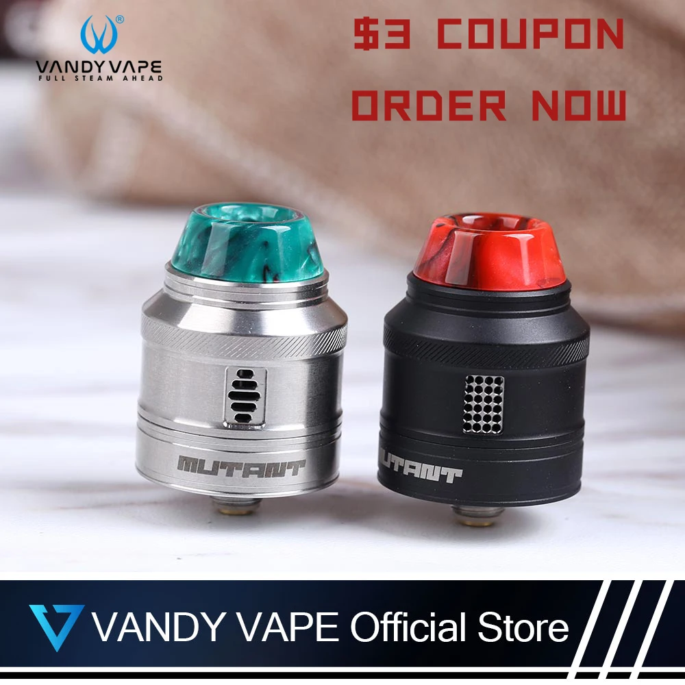 Оригинальный Vandy Vape Mutant RDA емкость 1 2 мл 0.39ohm атомайзер подходит для ForVandyvape Mod VS
