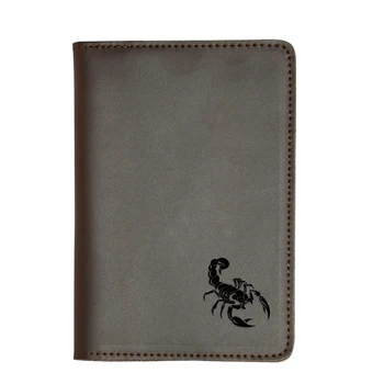 Engraved Before And After Bumper Scorpion Travel Cover Passport Wallet Men and women Vintage crazy horse Leather Passport cover 
Engraved Before And After Bumper Scorpion Travel Cover Passport Wallet Men and women Vintage crazy horse Leather Passport cover