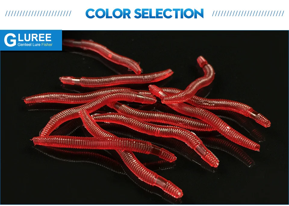 GLUREE-50Pcs-Lot-3.5cm-Red-Worms-EarthWorm-Soft-Fishing-Lures-Worm-Bait-Soft-Artificial-Baits-Lifelike-Carp-Fishing-Tackle_04